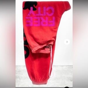 FREECITY Sweatpants in Redlight size xs